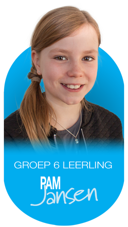 Quote van Pam Jansen groep 8 leerling Pam Jansen